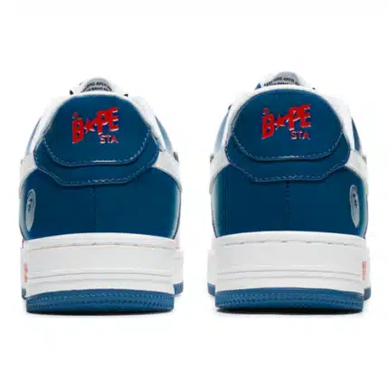 The BAPESTA M1 France Shoes are a tribute to the rich history and culture of France. The upper is made of premium leather in a blue and white colorway, inspired by the French flag. The signature Bapesta Sta logo is stitched in gold leather on the side. The tongue features a woven BAPE tag, and the heel tab and insole are decorated with French-inspired artwork. The shoes rest on a rubber cupsole with white sidewalls and a durable blue rubber outsole. The BAPESTA M1 France Shoes are a limited-edition release, so they are sure to be in high demand. If you're looking for a stylish and unique pair of sneakers that celebrate French culture, these are definitely worth considering. Here are some of the key features of the BAPESTA M1 France Shoes: Premium leather upper in blue and white colorway Signature Bapesta Sta logo in gold leather Woven BAPE tag on tongue French-inspired artwork on heel tab and insole Rubber cupsole with white sidewalls and blue outsole Limited-edition release The shoes are available in a variety of sizes, so you're sure to find a pair that fits you perfectly. They retail for $351, but they are likely to sell out quickly. If you're interested in buying a pair, I recommend checking out the BAPE website or one of the many online retailers that are carrying them.