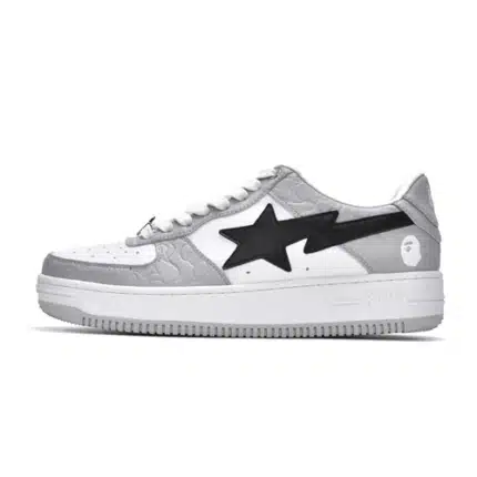 BAPESTA Sk8 Low Gray Shoes