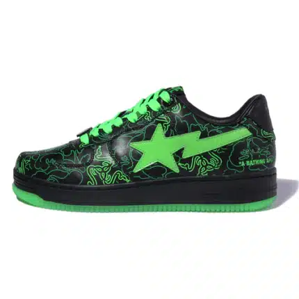 Razer X Bapesta Neon Camo Shoe