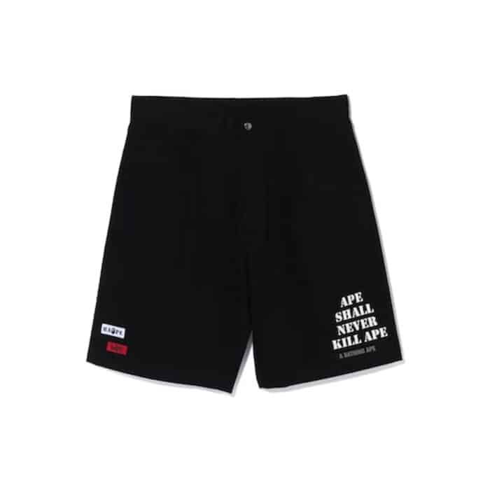 BAPE Multi Motif Leather Pocket Chino Short