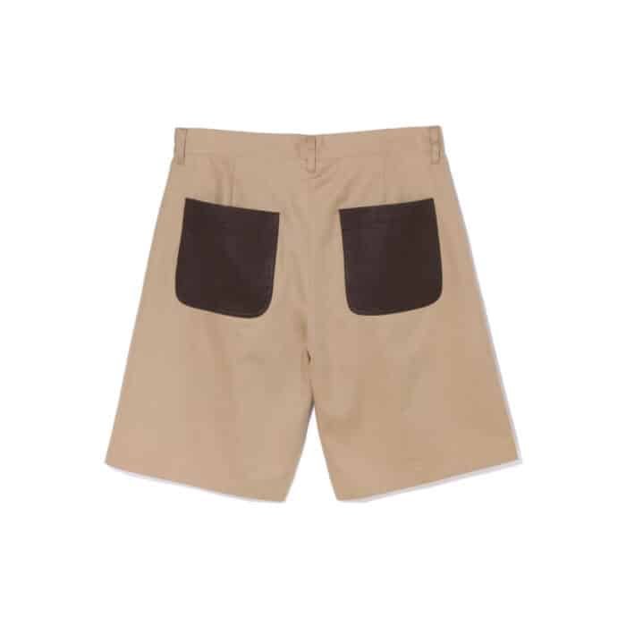 BAPE Multi Motif Leather Pocket Chino Short