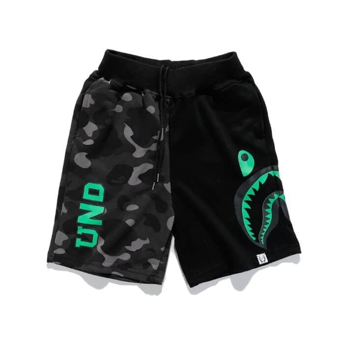 Bape Shark Camo Undefeated Short