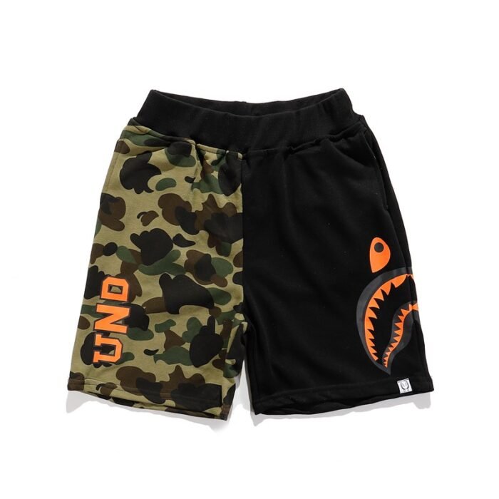 Bape Shark Camo Undefeated Short
