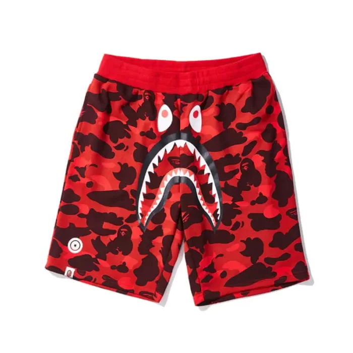 Bape Shark Camouflage Casual Shorts