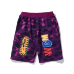 Bape Shark Camouflage Casual Shorts