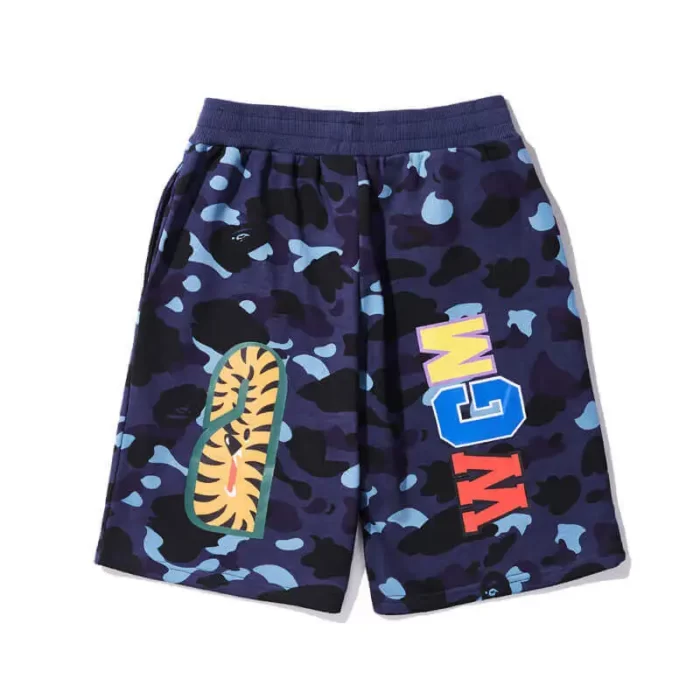Bape Shark Camouflage Casual Shorts